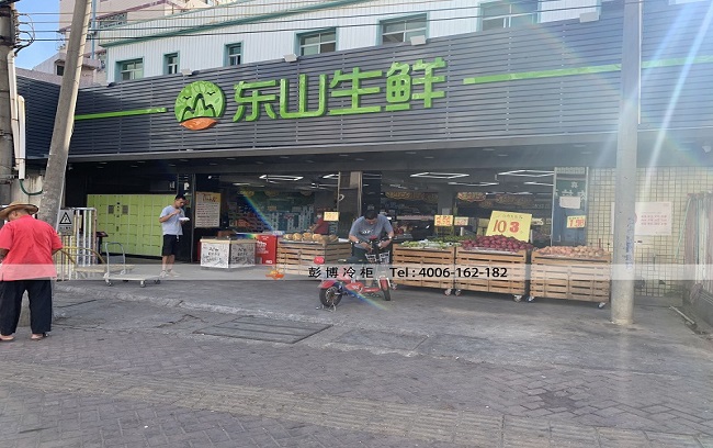 深圳龙岗东山生鲜岛柜风幕柜